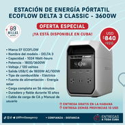 Estación de Energía Portátil ECOFLOW DELTA 3 Classic – 3600W ⚡ - Img 53902523