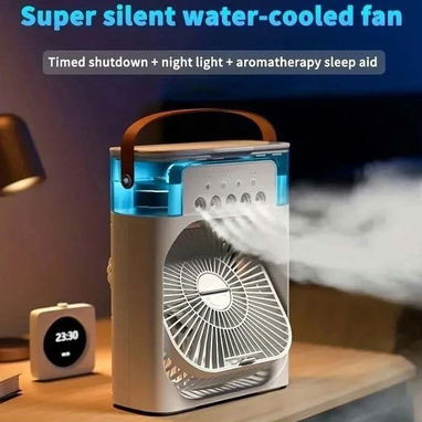 Ventilador-enfriador-humidificador de aire. Incluye el cable y cargador USB - Img 109900406