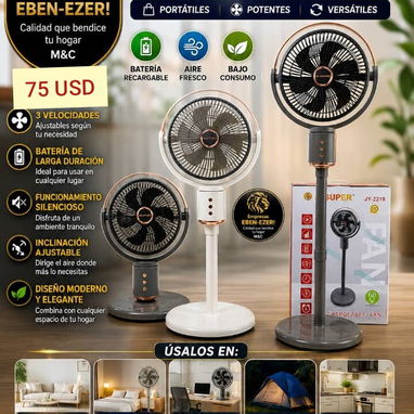 Ventiladores recargables - 4/7