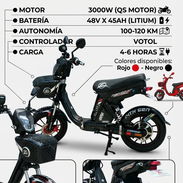 Bicimotos mishozuki grillo nuevas mensajería gratis color negras - Img 55811635