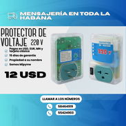 ⚡ PROTECTORES DE VOLTAJE 220 V PARA TUS ELECTRODOMÉSTICOS ✅ TRADICIONALES Y DE LÍNEA 💲12 USD - Img 53974864