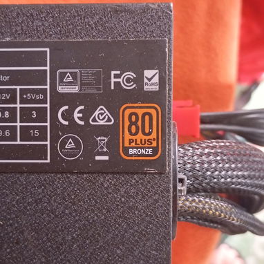 Fuente Thermaltake Evo Blue 2.0 Semimodular 650W Certificada 58278775 - Img 124136612
