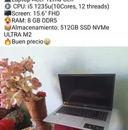 Laptop Acer 12ma Gen ⚙️ CPU: i5 1235u(10Cores, 12 threads) 🖥️Screen: 15.6" FHD 🥵RAM: 8 GB DDR5  📦Almacenamiento: 512G - Img 50143589