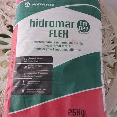 Mortero reparador Adirepar R4, Impermeabilizante Hidromar FLEX, vinil blanco Euro Campi 15L, - Img 119174913
