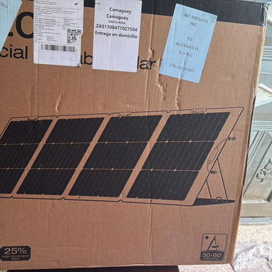 Delta 3 1500 + panel original de EcofloW de 220Watt llegar y usar - Img 122973389