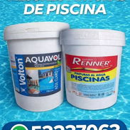Pinturas de piscina base agua colores azul y verde - Img 56217564