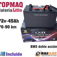 Batería topmaq 72v 45amp nuevas okm Domicilio incluido - Img 45314062