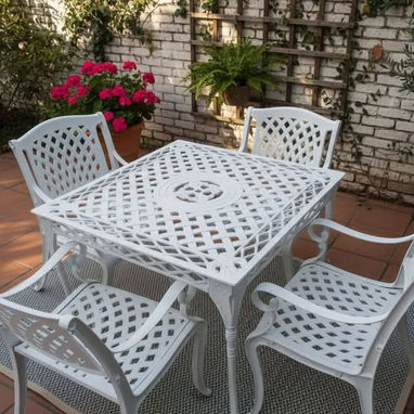 Juegos de terraza aluminio fundido para exteriores - Img 128167893