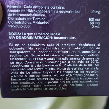 Vitaminas inyectables tribedoce - Img 124440250
