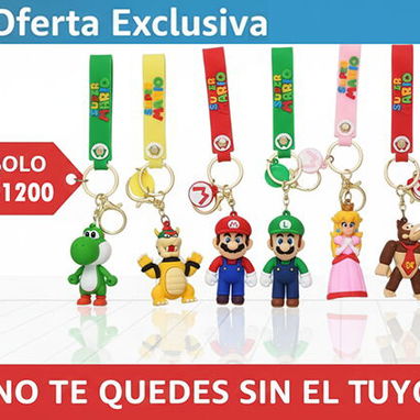 Llaveros Temáticos – Football, Marvel, Mario, Stitch ✨ Aceptamos pago por transferencia💳 - Img 117636893