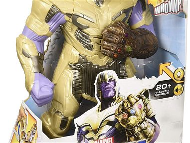 SI Avengers - Muñeco Marvel Avengers Endgame: Thanos Puño Poderoso +20 Frases y Sonidos con Luces, Nuevo en Caja - Img main-image