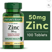 Zinc, Apoyo Inmunológico, Suplemento Dietético de 50 mg, 100 unidades 15 USD - Img 54585736