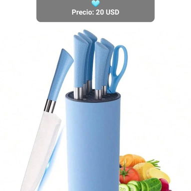 Juego de cuchillos, cubiertos, cucharones, cucharas, tenedores y utensilios de cocina, varios modelos - 10/10