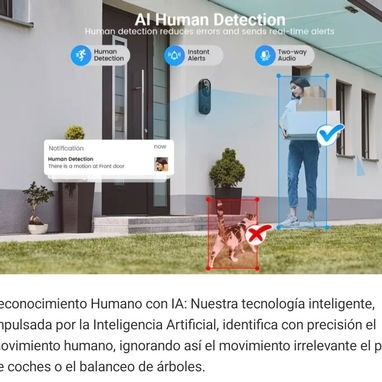 Timbre inteligente con cámara y video llamada (2da generación) - 5/6