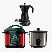 Olla Reyna Gwell 5L (90 minutos) + Arrocera All Novu 2.2L + Cafetera - Img 55265571