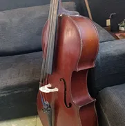 Cello ruso, de la época soviética. Tiene un sonido muy dulce.   Lo vendo en 300 USD, euros o al cambio. Con 1 arco, 3 - Img 49548475