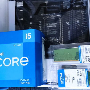 📦 ganga KIT 12th Gen i5‑12400–8GB RAM(3200mt)ASUS prime h610m-rd4-s1📦  240 USD - 3/3