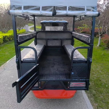 🛺 Triciclos T-mas con cabina 🪫Batería: 72v x 85ah gel 💪Autonomía: + 120km 📏Dimensiones Cama: 1.30x1.80 ⌛Garantía: 3 - 3/5