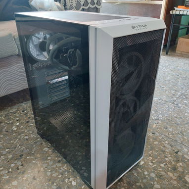 Kit de chasis Skytech Chronos rgb nuevo en caja con liquida triple fan blanca incluida rgb Skytech-200usd - Img 101767842