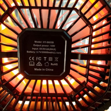 Ventilador recargable modelo HY-8505B - Img 124499138