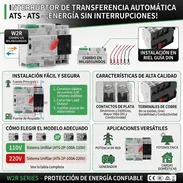 Interruptor de Transferencia Automática ATS 100A 220V 2P - Img 55860515