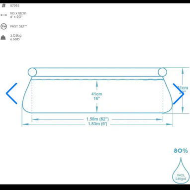 Piscina BestWay FastSet 940 litros - Img 118428670