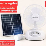 Ventiladores Solar Fan recargables de mesa - Img 55798152