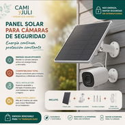 🛍️ Panel solar para cámaras de Seguridad  📲 56740324  💵 Precio: $30 USD (dólares) ✅ Garantía: 2 días - Img 56898849
