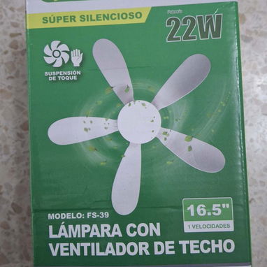 Ventilador de techo con bombillo nuevo - Img 106386360