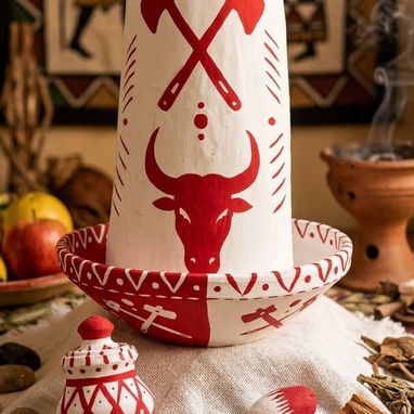 ✨🌾ORICHAOKO ARTESANAL - PIEZAS RELIGIOSAS HECHAS A MANO - ARTE ASHÉ 🖌️🌿 - Img 123273467