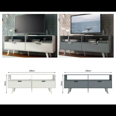 Muebles de televisor importados nuevos en caja con domicilio incluido - Img 124934530