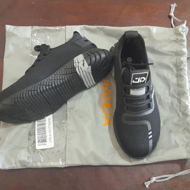 KGJIANDA Zapatos de punta de acero para hombre No. 37 NUEVOS - 5/8