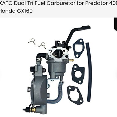 Carburador Tri-Fuel de 3000 a 4000w - 2/2