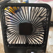 Mini ventilador, ventilador portátil, recargable, ideal para escritorio, habitacion, - Img 55275322