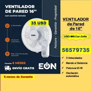 FG-VENTILADOR de Pared de 16"... 56579735./(USD-MN-Eur-Zelle)/Recogida en Marianao./Garantía 6m/ENVÍO GRATIS - Img 55001980