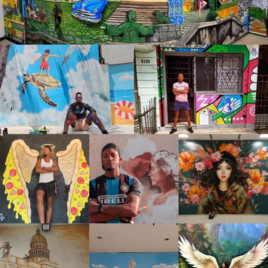 🎨Trabajos de pintura mural decorativa, grafitis, carteles, dibujosy más . - Img 122694851
