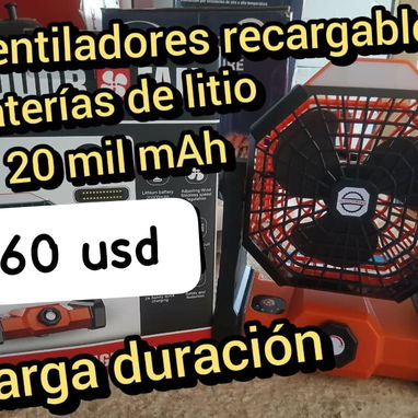 Ventiladores Recargables - Img 124011503