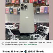 Iphone 16 pro max 256gb libre 88% - Img 57700549