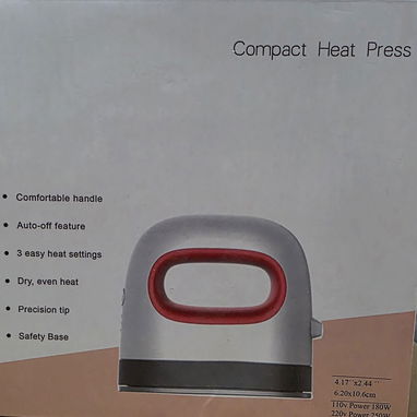 Mini Plancha de Calor Compacta (Heat Press). Personalización y sublimación pequeña - Img 116038120