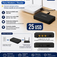 Mini UPS Marsiva Para tu módem o router cuando no tengas luz - Img 57292242