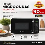 ML-MO-0.7 CU FT. HORNO MICROONDAS MILEXUS 20L. Factura + Garantía - Img 56091862