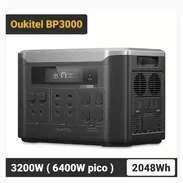 OUKITEL BP3000 Con 2048Wh, 3200W - Pico 6400W, Carga Rápida y Batería LiFePO4 Estación de Energía Portátil $1150 - Img 57618796