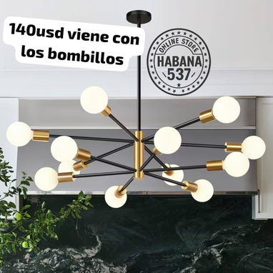 Lámpara sputnik con bombilla  💡 incluidas - Img 123072531