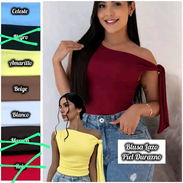 Hermosas Blusas de tela durazno - Img 55802321