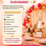 🎉✨ ¡Hacemos de tu evento un momento inolvidable! ✨🎉 - Img 58060654