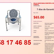SILLA SANITARIA PORTÁTIL CON CUBETA - Img 54839103