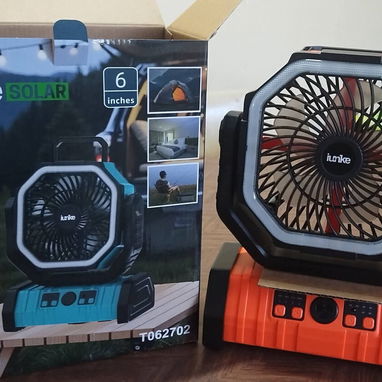 Ventilador Recargable JUNKE SOLAR T062702 - 2/3