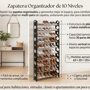 Mueble zapatera de 10 niveles (CV) - Img 55015212