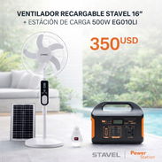 Que esperas?! VENTILADOR RECARGABLE STAVEL 16" + ESTACIÓN DE CARGA 500W EG010LI - Img 55468064