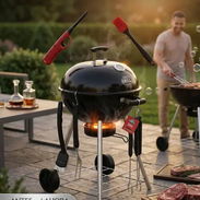 😱Asador de Carbón Expert Grill 22.5” con Accesorios 225 USD - Img 56703630